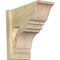 Ekena Millwork Merced Traditional Rough Sawn Outlooker, Douglas Fir, 8"W x 16"D x 16"H OUT08X16X16MRC01RDF - alternate 1